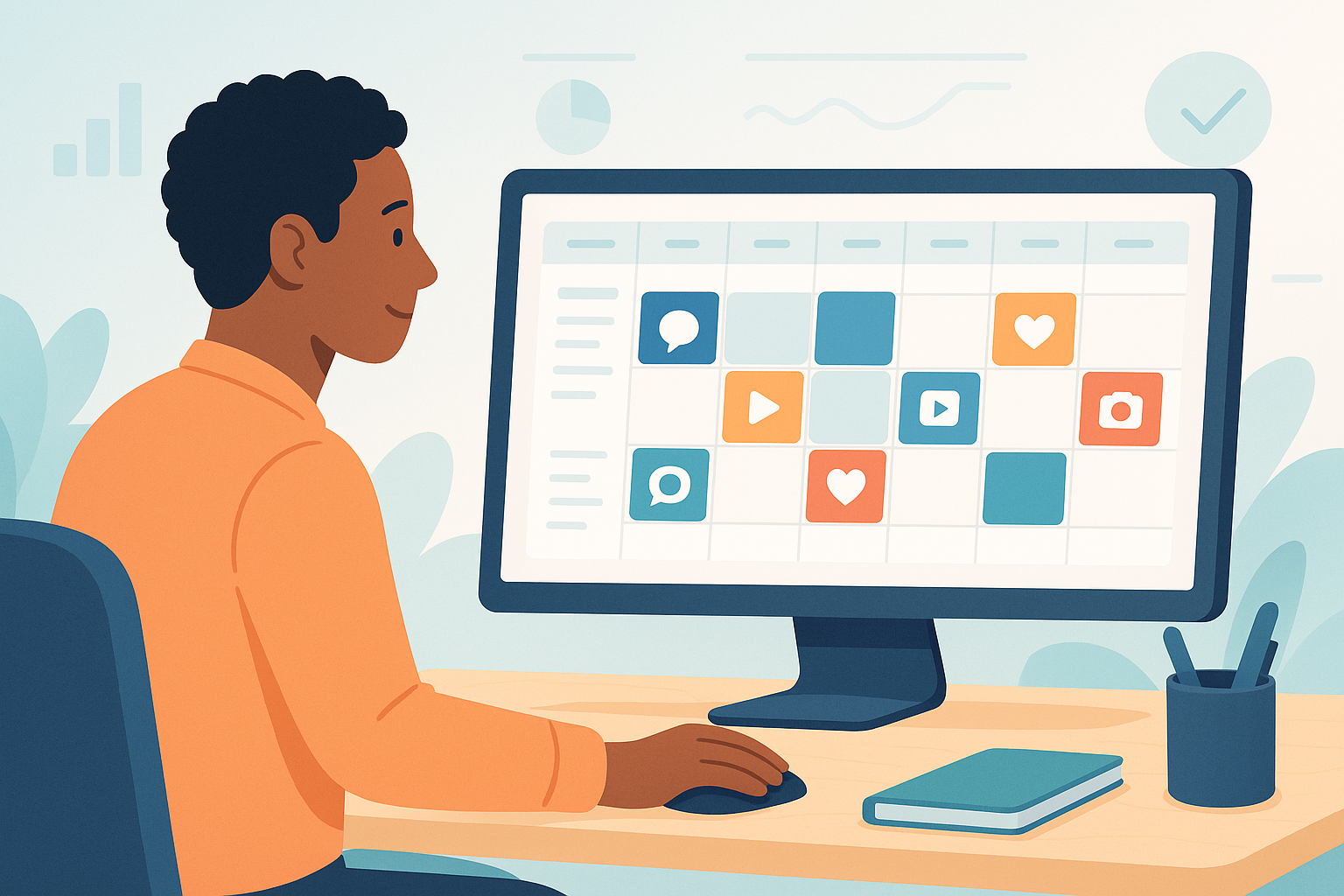Small Business Social Media Posting Schedule Template