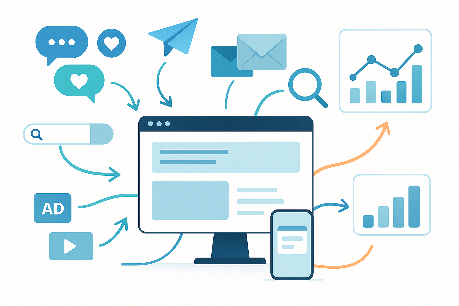 Connect Your Marketing Channels to Your Website