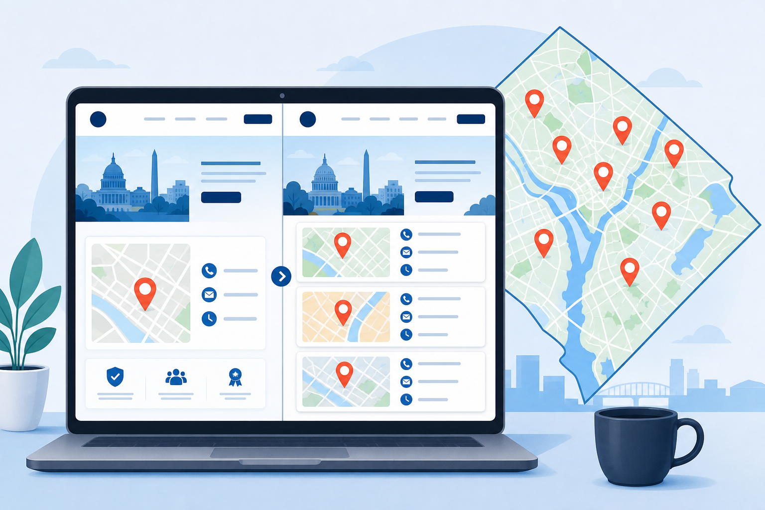 4. Not Having Location Pages (When You Serve Multiple Areas)